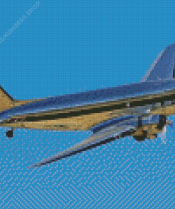 Douglas DC 3 Plane Diamond Painting