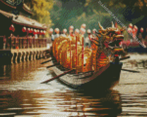 Dragon Boat Diamond Painting