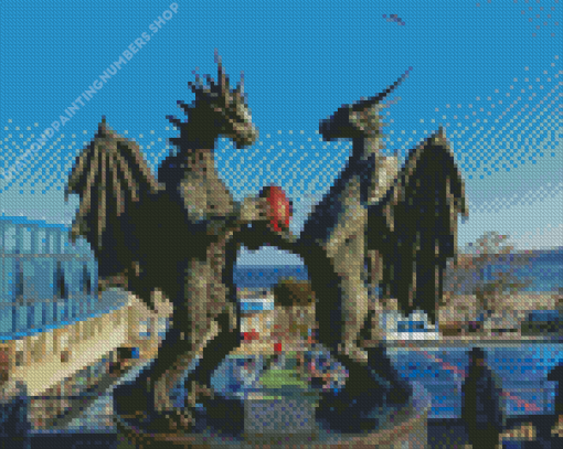 Dragons In Love In Varna Diamond Painting