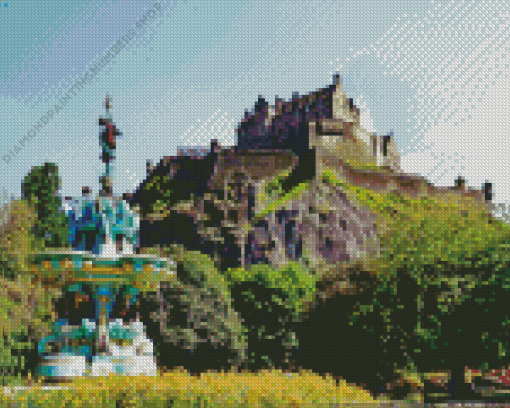 Edinburgh Castle Diamond Painting