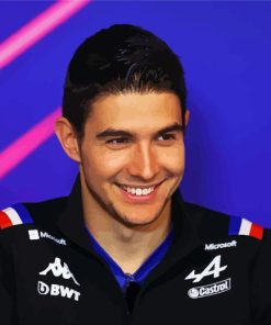 Esteban Ocon Diamond Painting