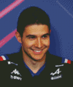 Esteban Ocon Diamond Painting