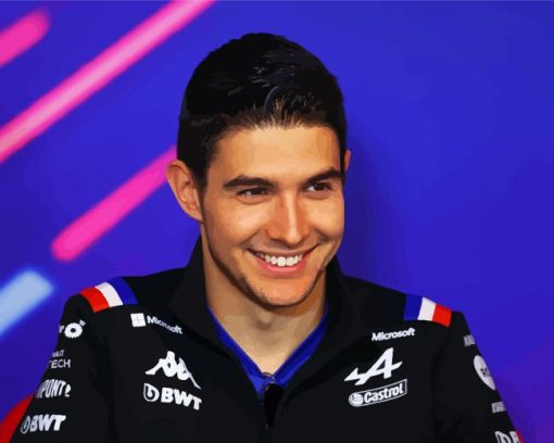 Esteban Ocon Diamond Painting