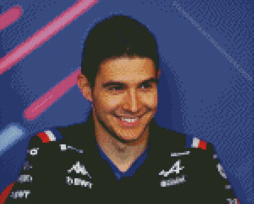 Esteban Ocon Diamond Painting