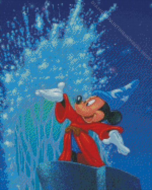 Fantasia Mickey Mouse Diamond Painting