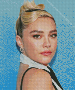 Florence Pugh Beautiful Actress Diamond Painting