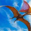 Flying Pterosaur Diamond Painting