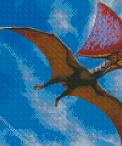 Flying Pterosaur Diamond Painting