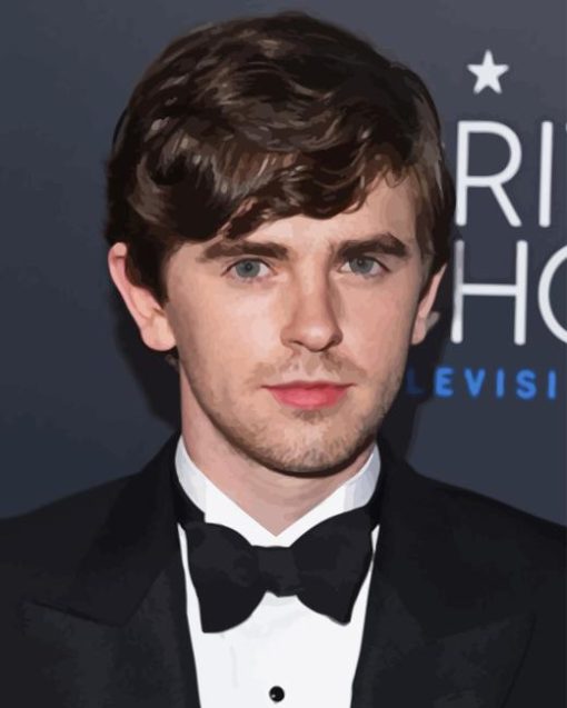 Freddie Highmore Celebrity Diamond Painting