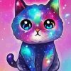 Galaxy Cat Diamond Painting