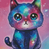 Galaxy Cat Diamond Painting