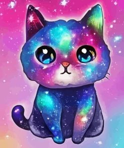 Galaxy Cat Diamond Painting