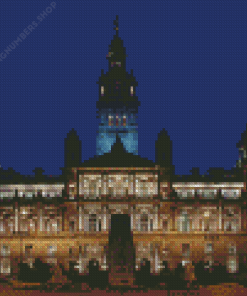 Glasgow City Central Chambers Diamond Painting