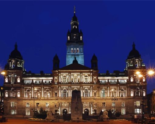 Glasgow City Central Chambers Diamond Painting