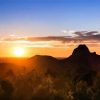 Glass House Mountain With Sunrise Diamond Painting