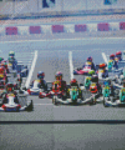 Go Karting Diamond Painting