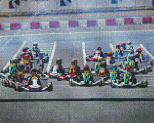 Go Karting Diamond Painting