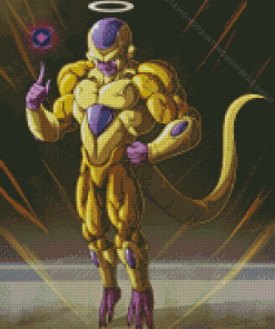 Golden Frieza Diamond Painting