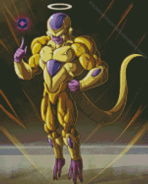 Golden Frieza Diamond Painting