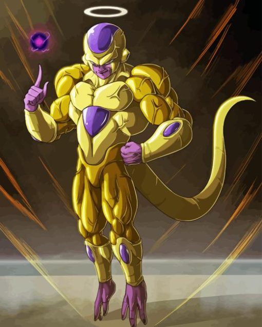 Golden Frieza Diamond Painting