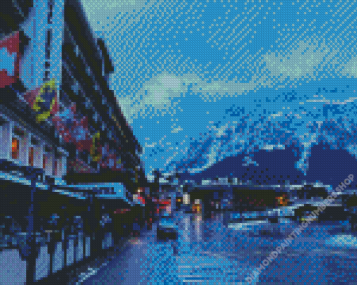 Grindelwald Village Diamond Painting