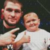 Hasbulla With Khabib Diamond Painting