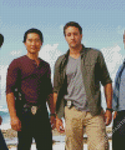 Hawaii Five 0 Characters Diamond Painting