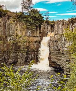 High Force Waterfall Diamond Painting