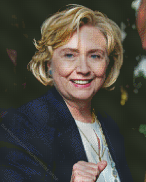 Hillary Clinton Diamond Painting