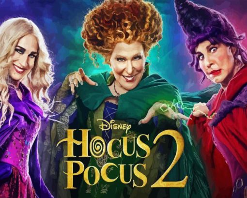 Hocus Pocus The Sanderson Sisters Diamond Painting