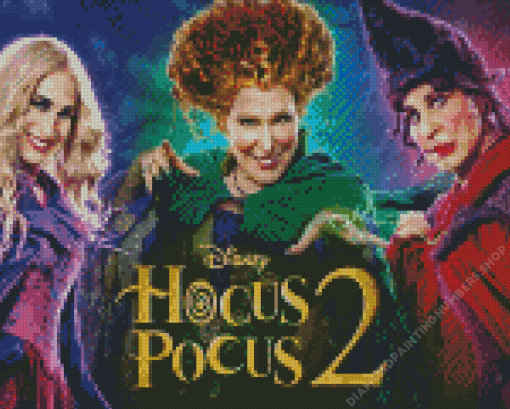 Hocus Pocus The Sanderson Sisters Diamond Painting