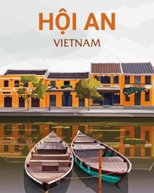 Hoi An Vietnam Poster Diamond Painting