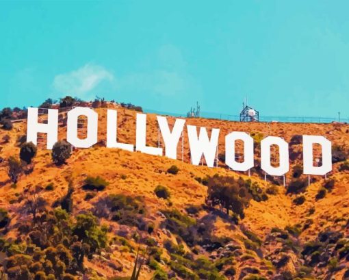 Hollywood Sign Diamond Painting