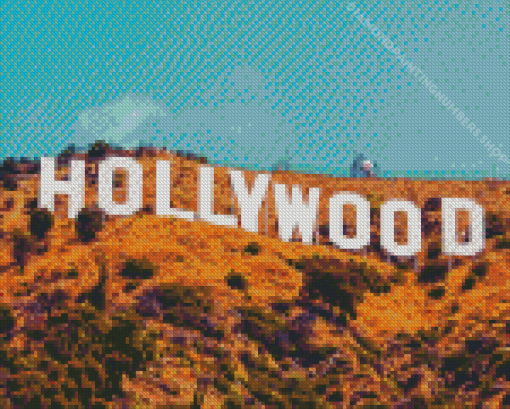 Hollywood Sign Diamond Painting