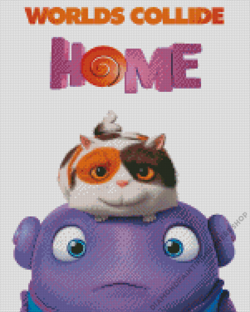 Home Boov Poster Diamond Painting