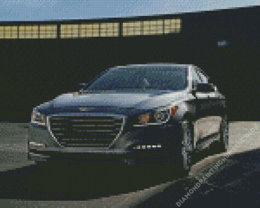 Hyundai Genesis Car Diamond Painting