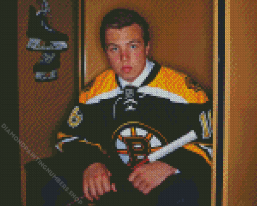 Ice Hockey Player Charlie Mcavoy Diamond Painting