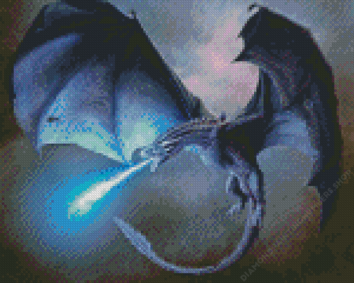 Ice Dragon Diamond Painting