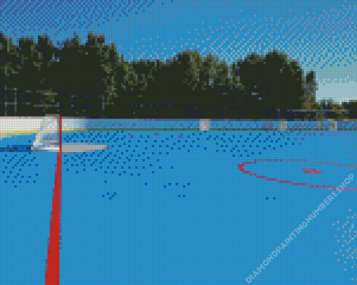 Ice Rink For Hockey Diamond Painting