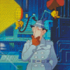 Inspector Gadget Cartoon Diamond Painting