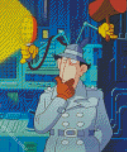 Inspector Gadget Cartoon Diamond Painting