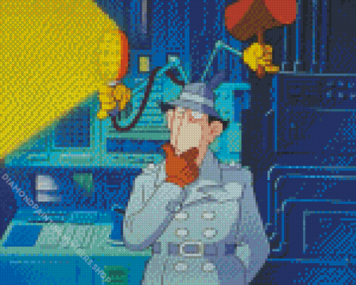 Inspector Gadget Cartoon Diamond Painting