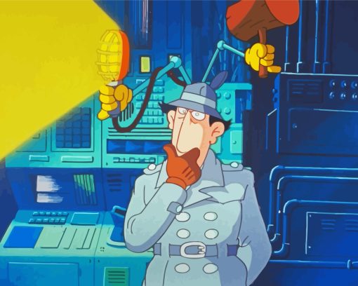 Inspector Gadget Cartoon Diamond Painting