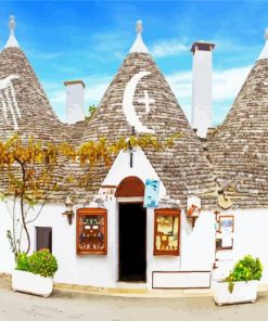 Italy Alberobello Town Diamond Painting