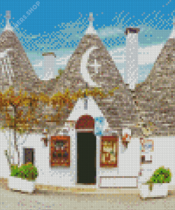 Italy Alberobello Town Diamond Painting