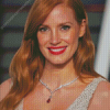 Jessica Chastain Diamond Painting