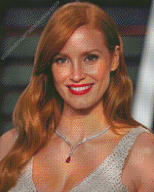 Jessica Chastain Diamond Painting