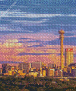 Johannesburg Skyline Diamond Painting