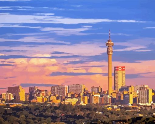 Johannesburg Skyline Diamond Painting