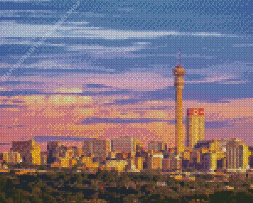 Johannesburg Skyline Diamond Painting